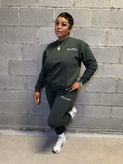 Luxe Crew Neck Sweatsuit