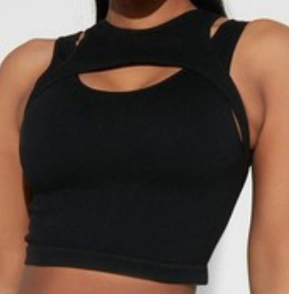 Cross Me Out Crop Top